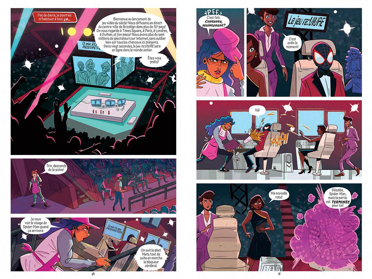 Thumbnail 4 Marvel : Spider-Man la bande dessin&eacute;e : Miles Morales : Monde fig&eacute; 