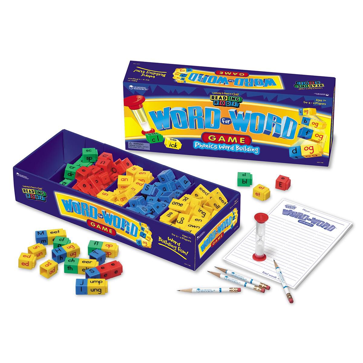  Word for Word Game: Phonics Word Building 