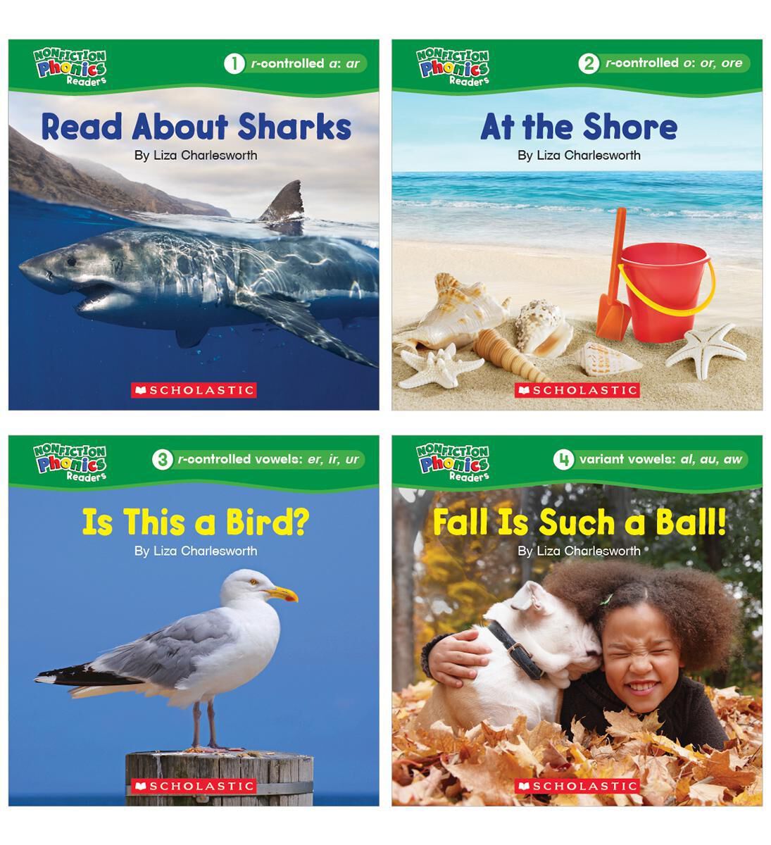 Thumbnail 2Nonfiction Phonics Readers Set 3: R-Control, Variant Vowels & More