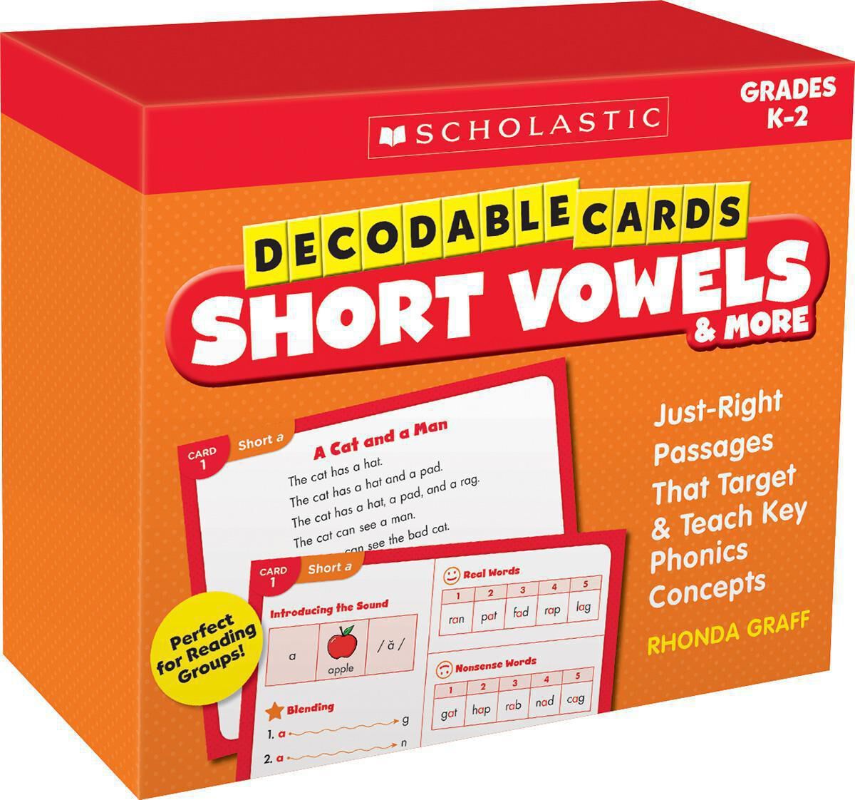 Decodable Cards: Short Vowels & More