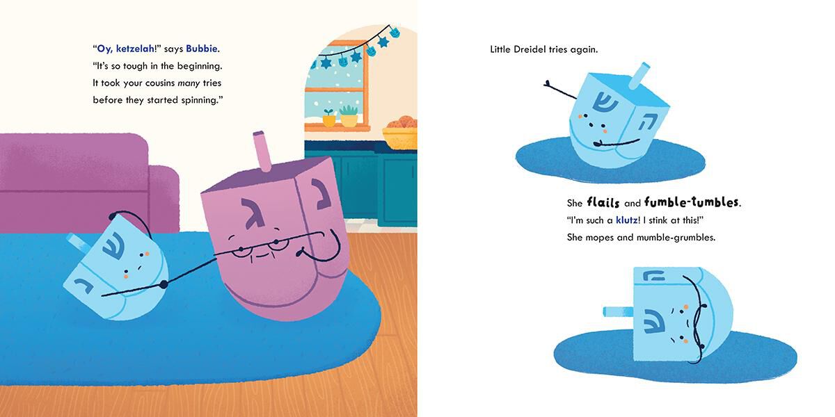Thumbnail 4Little Dreidel Learns to Spin!
