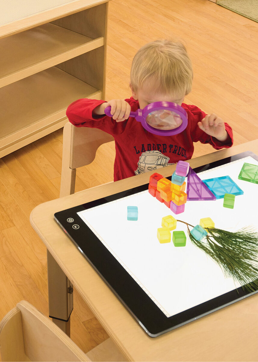 Thumbnail 5Seoras Birch Sensory Light Table Premium Model (with Casters)