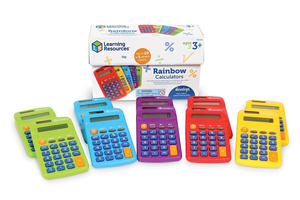 Thumbnail 2Rainbow Primary Calculator Pack