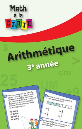 Math à la carte : Arithmétique 3e année   Math à la carte : Arithmétique 3e année