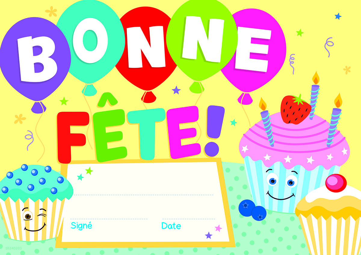  Certificats Bonne f&ecirc;te! - 32 