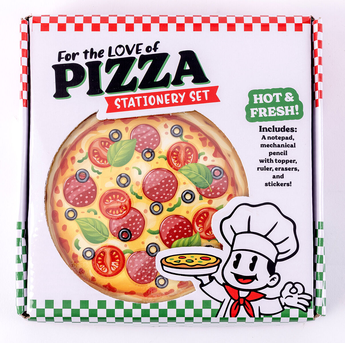  For the Love of Pizza Stationery Set 