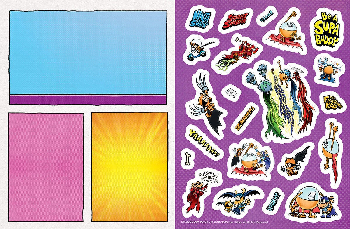 Thumbnail 4 Dog Man: Supa Buddies! Sticker Book 