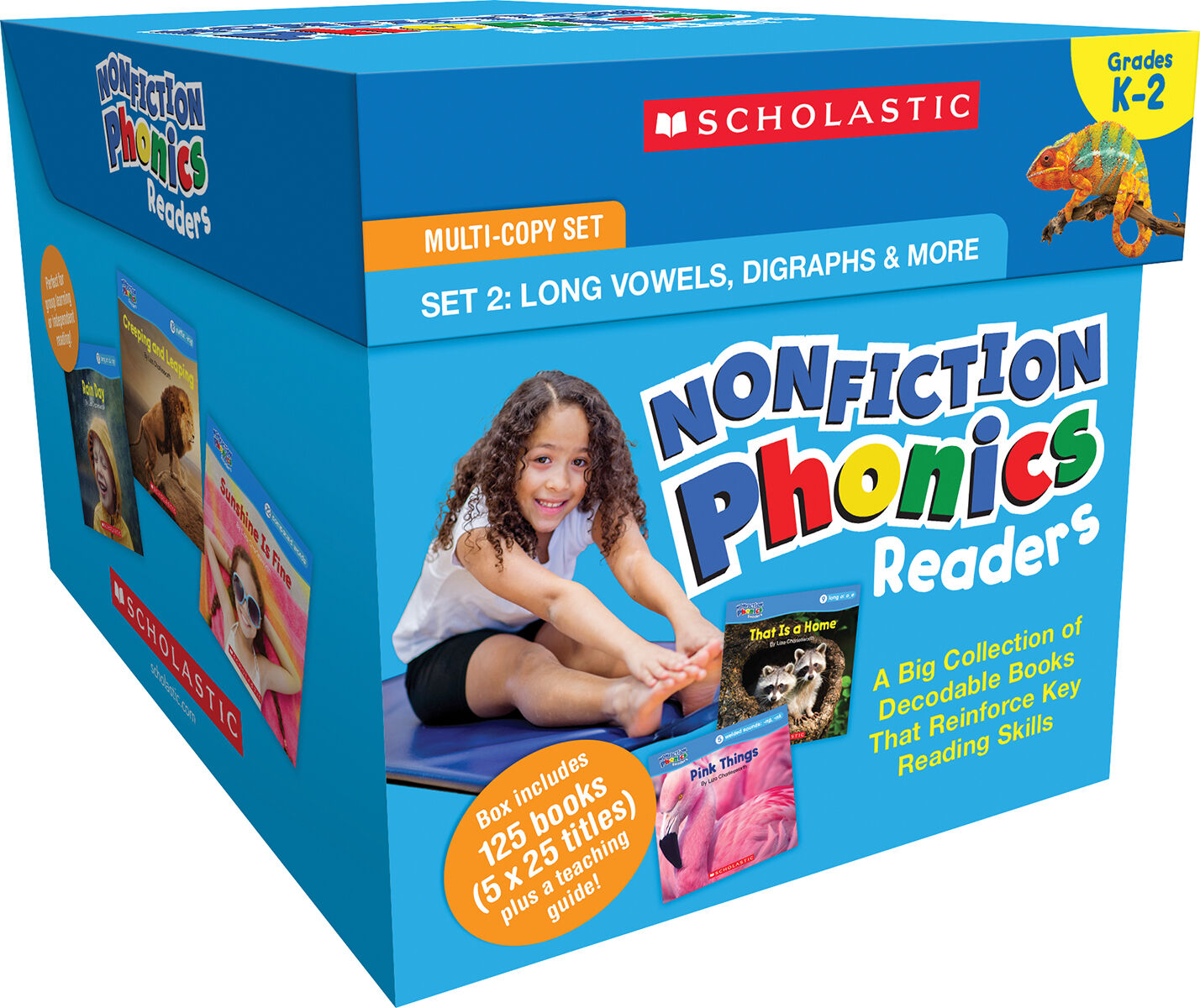 Nonfiction Phonics Readers Set 2: Long Vowels, Digraphs & More