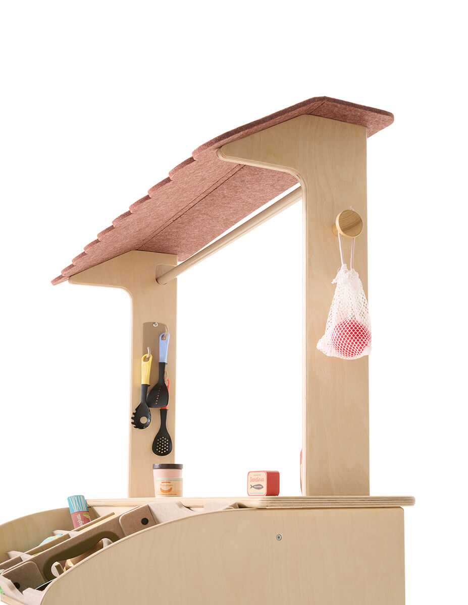 Thumbnail 5Seoras Birch Market Stand (Solid Kickplate)