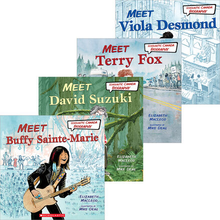  Scholastic Canada Biographies Collection 