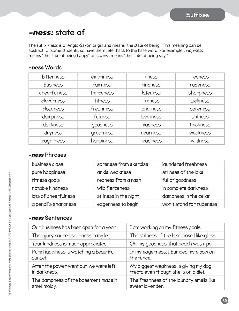 Thumbnail 2 The Ultimate Book of Phonics Word Lists: Grades 3-5 