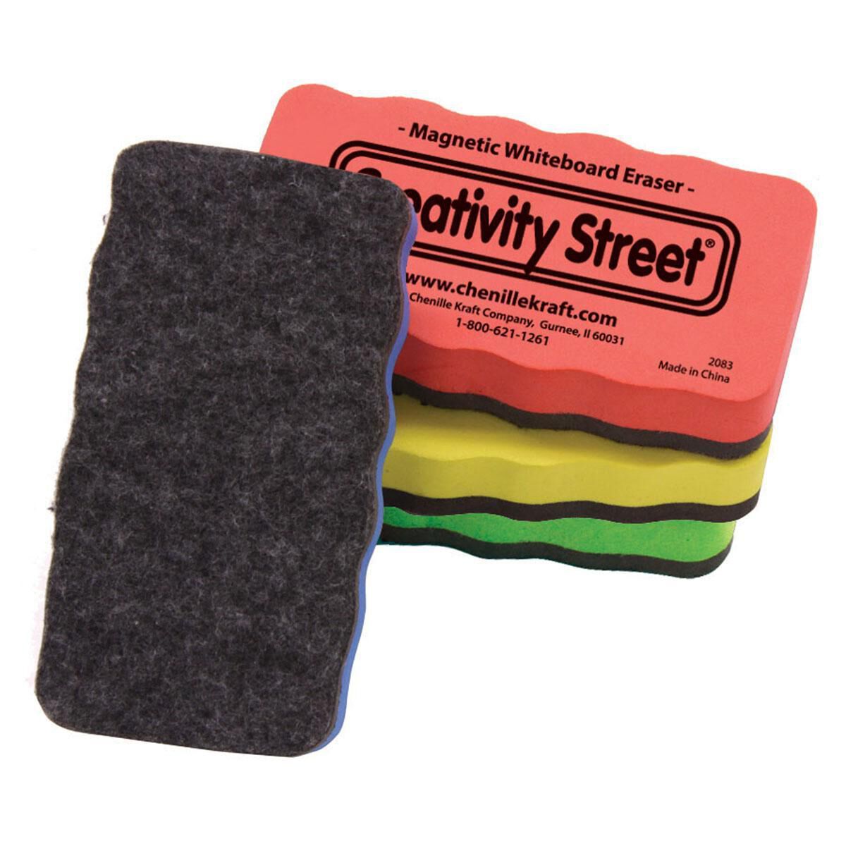  Magnetic Whiteboard Erasers 4-Pack 