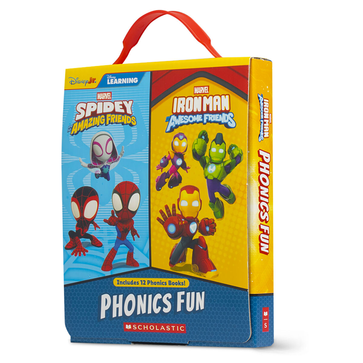 Disney Learning: Spidey and His Amazing Friends & Iron Man and His Awesome Friends Phonics Fun Boxed Set