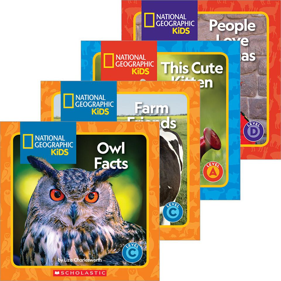 National Geographic Kids™ Guided Reader Pack (A–D) by Liza Charlesworth  (Learn-to-Read Set)