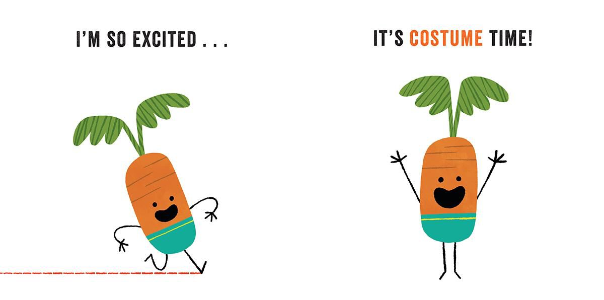 Thumbnail 2Vegetables in Halloween Costumes
