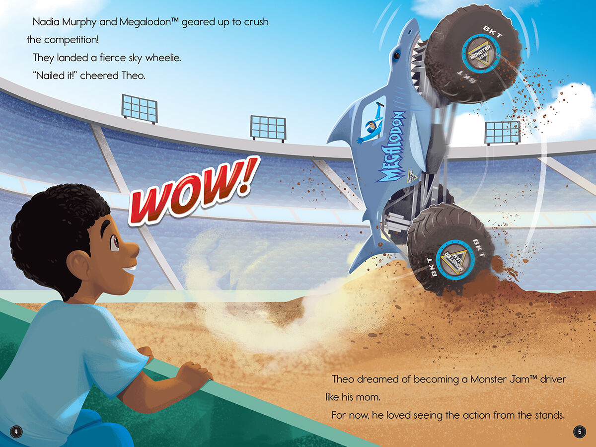 Thumbnail 2Monster Jam&trade;: Race On, Megalodon (Level 2 Reader)