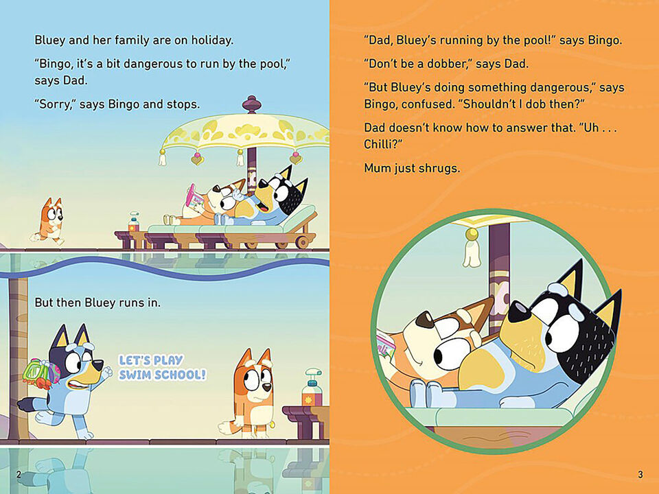 Bluey Swim School A Bluey Storybook Scholastic Canada Book Clubs