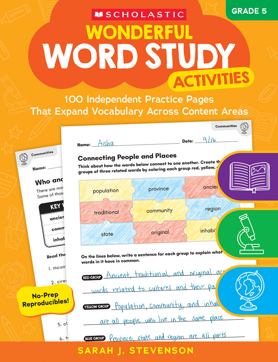 Wonderful Word Study Activities: Grade 5