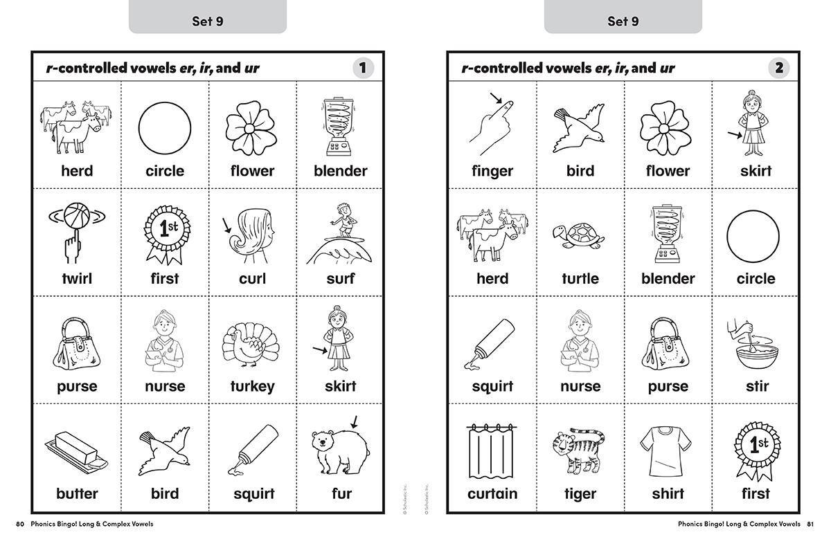 Thumbnail 3 Phonics Bingo! Long &amp; Complex Vowels 
