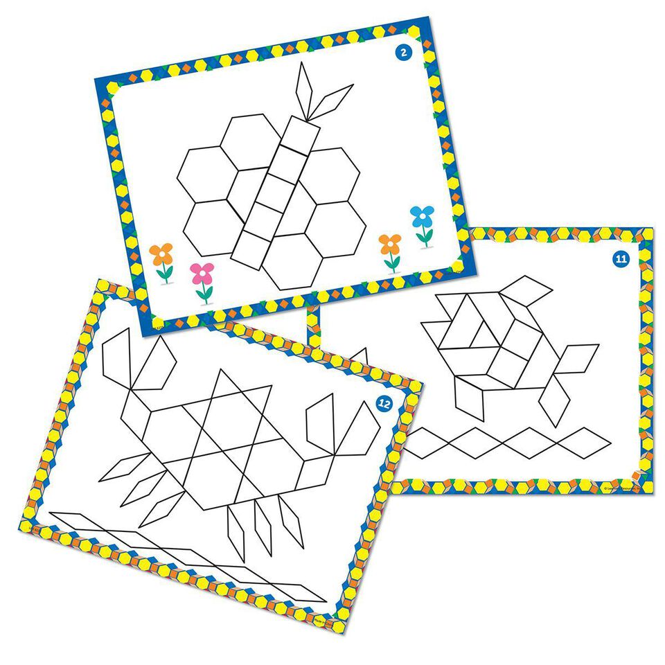 Pattern Blocks Activity Set | Scholastic Canada Book Clubs