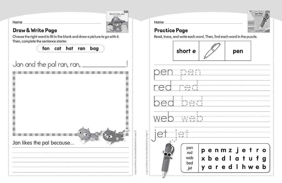 Thumbnail 3Laugh-a-Lot! Phonics: Short Vowels Classroom Set