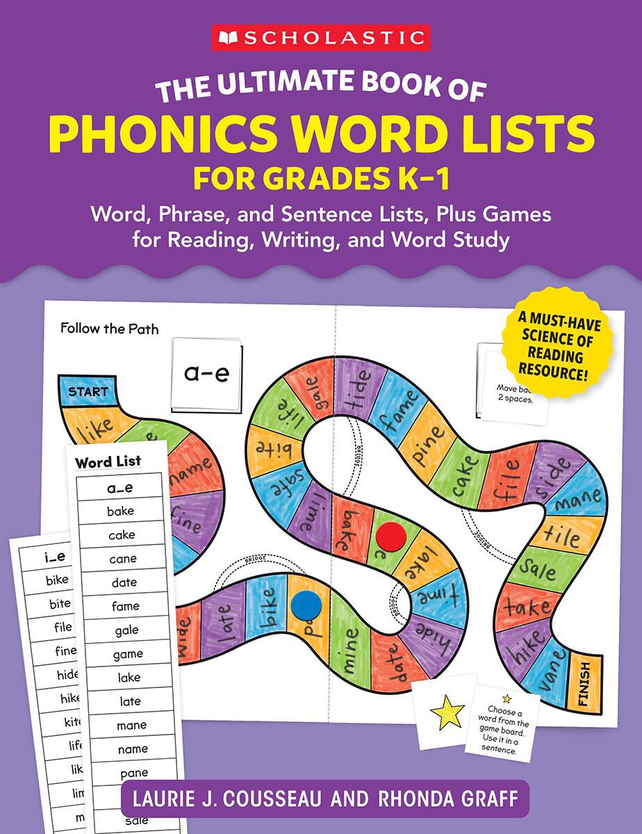 The Ultimate Book of Phonics Word Lists: Grades K-1