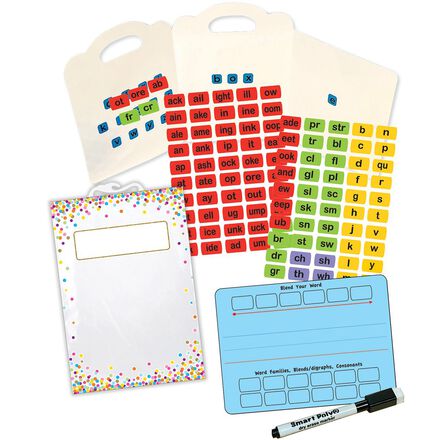 Smart-Poly®  Phonics: Blending Board 6-Pack   Smart-Poly®  Phonics: Blending Board 6-Pack