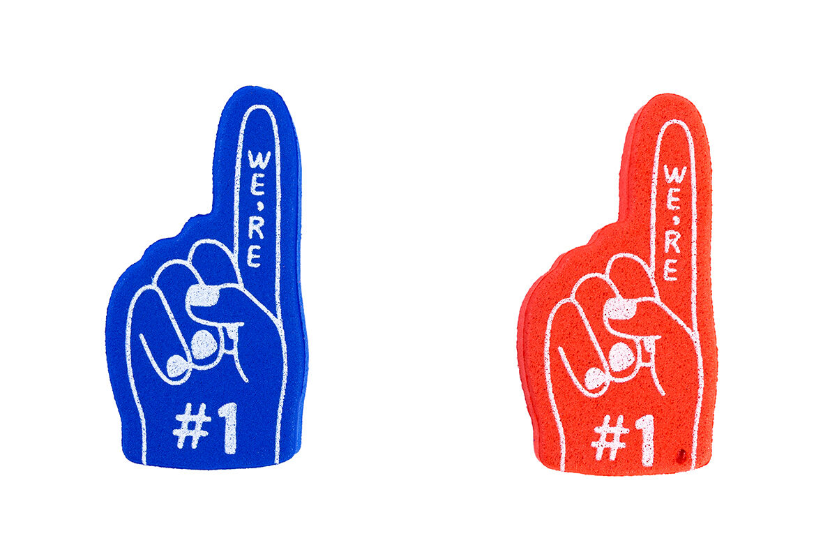 Thumbnail 2 G.O.A.T FOOTBALL W/ FOAM FINGERS 