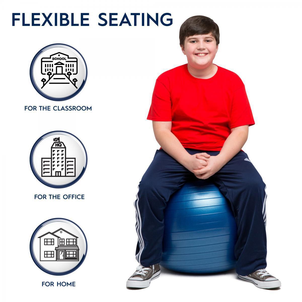 Weighted Balance Ball Blue 55cm Scholastic Canada Book Clubs