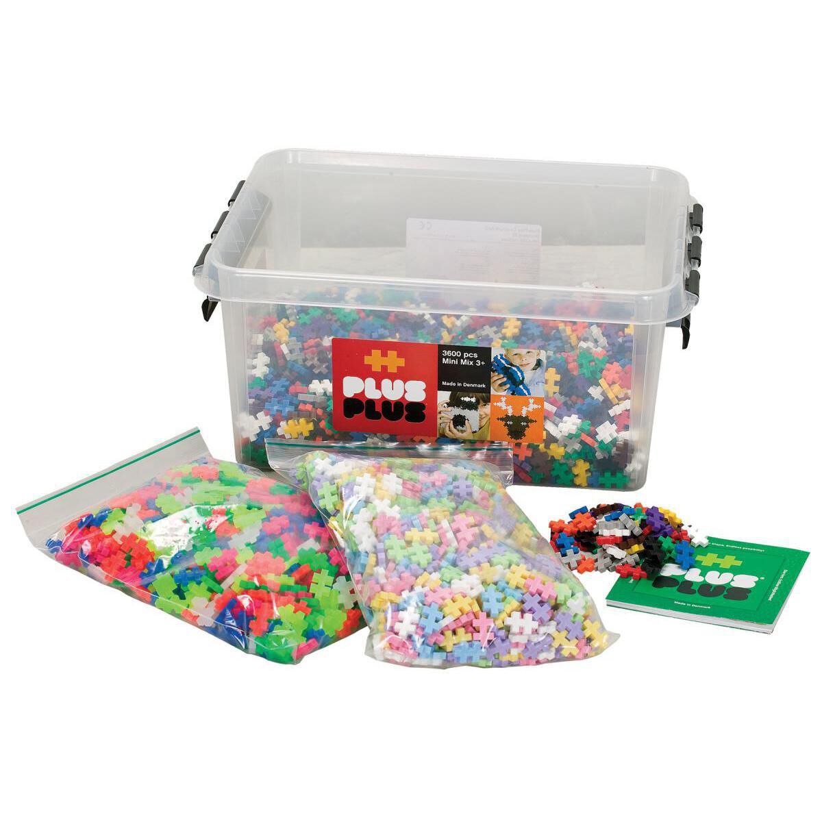 Plus Plus Construction Sets (3,600 Mini pieces)