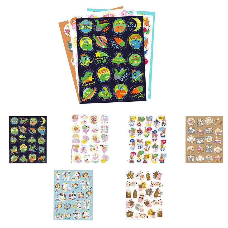 Assorted Sticker Pages Scented Sticker Assorted Pack | Scholastic Canada Book Clubs