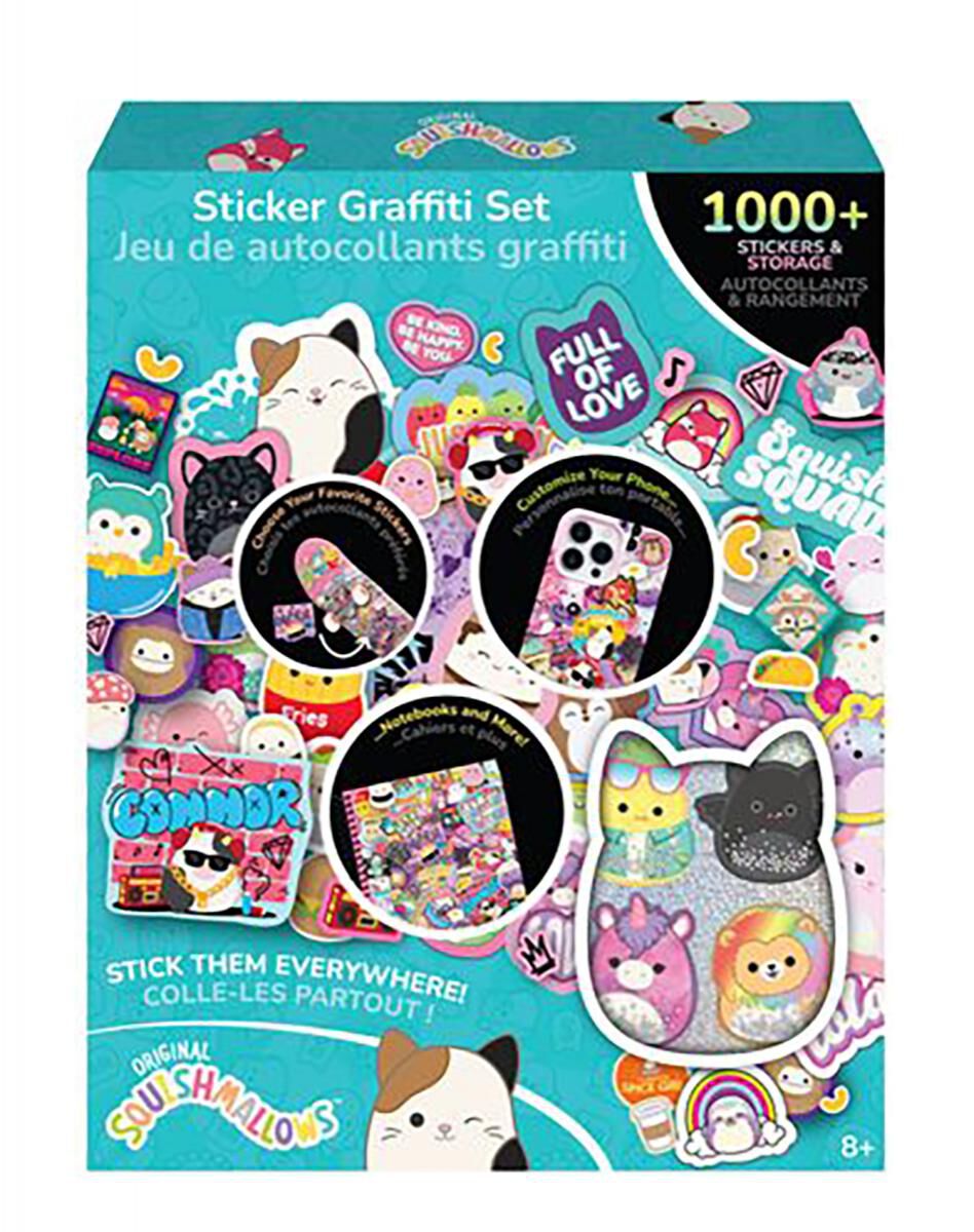 Squishmallows DIY Sticker Graffiti Kit