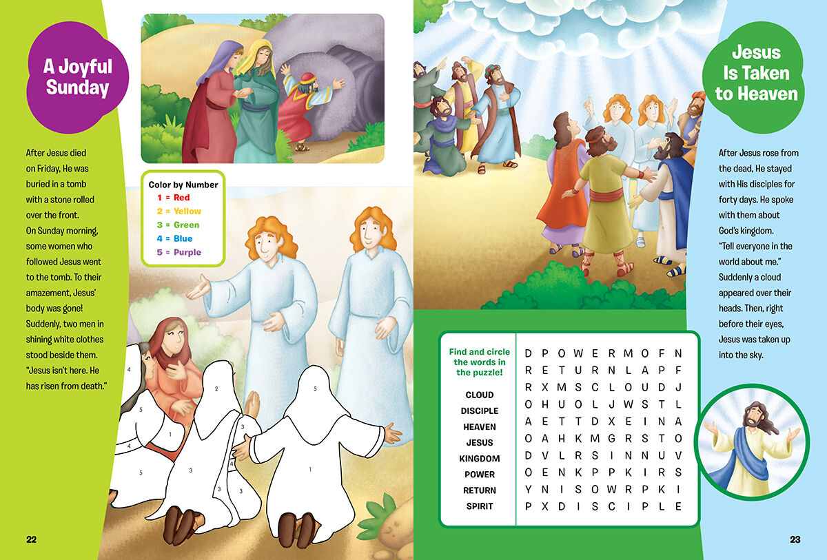 Thumbnail 2 Read and Learn: Favorite Bible Stories: Sticker and Activity Book 