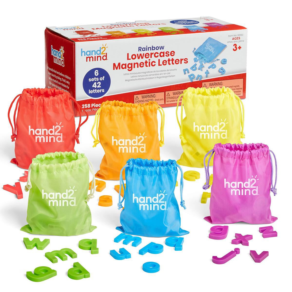 Thumbnail 2Rainbow Lowercase Magnetic Letters