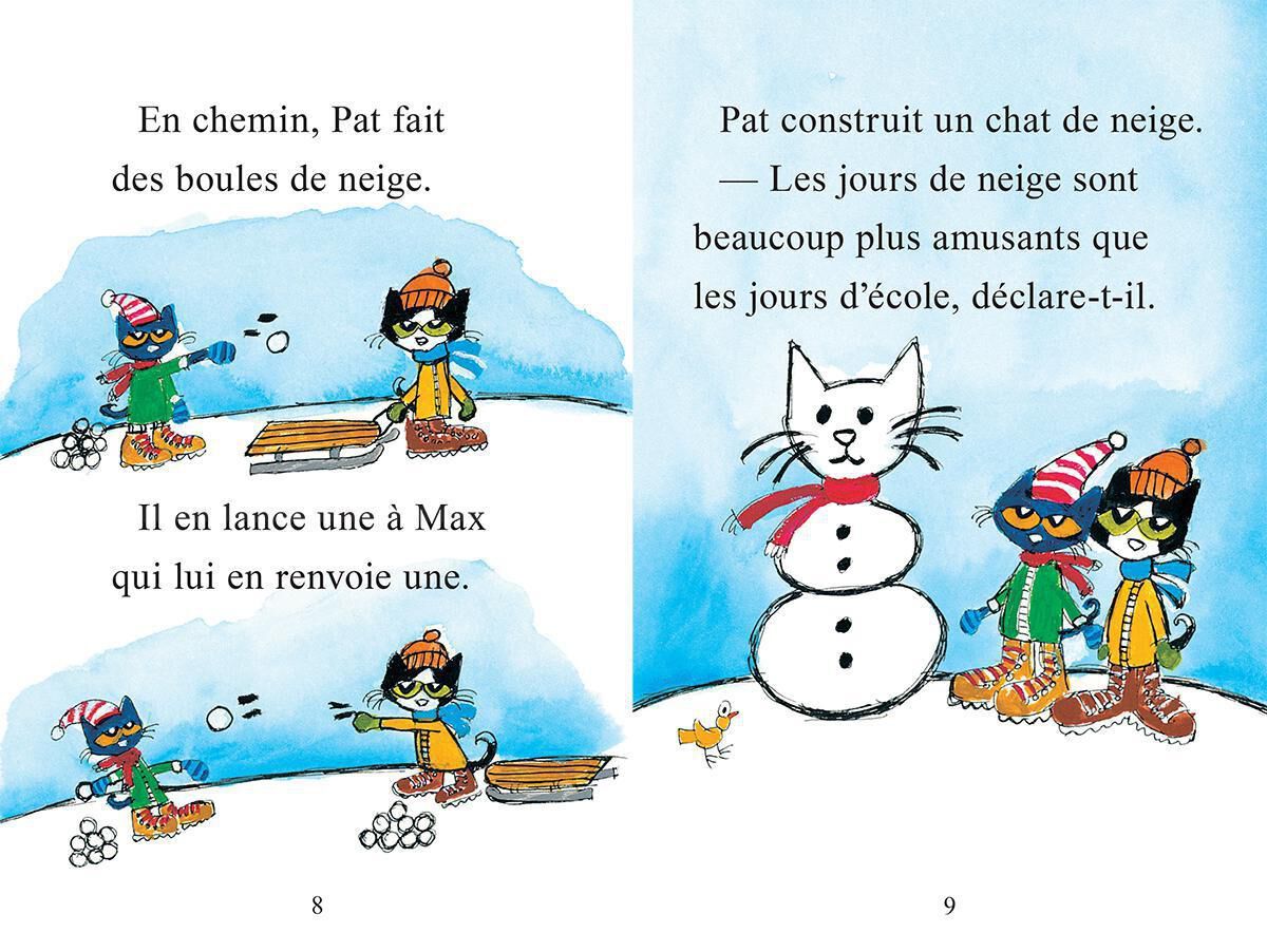 Thumbnail 5 Ensemble Je lis avec Pat le chat : Jour de neige - 5 livres 