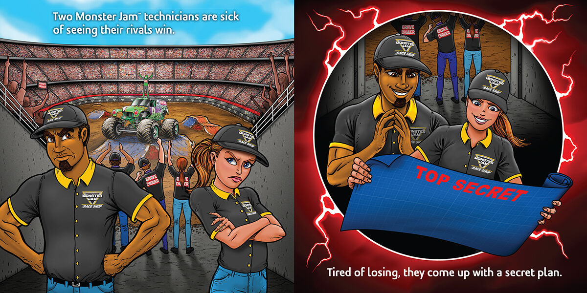 Thumbnail 3 Monster Jam Picture Book 2-Pack 