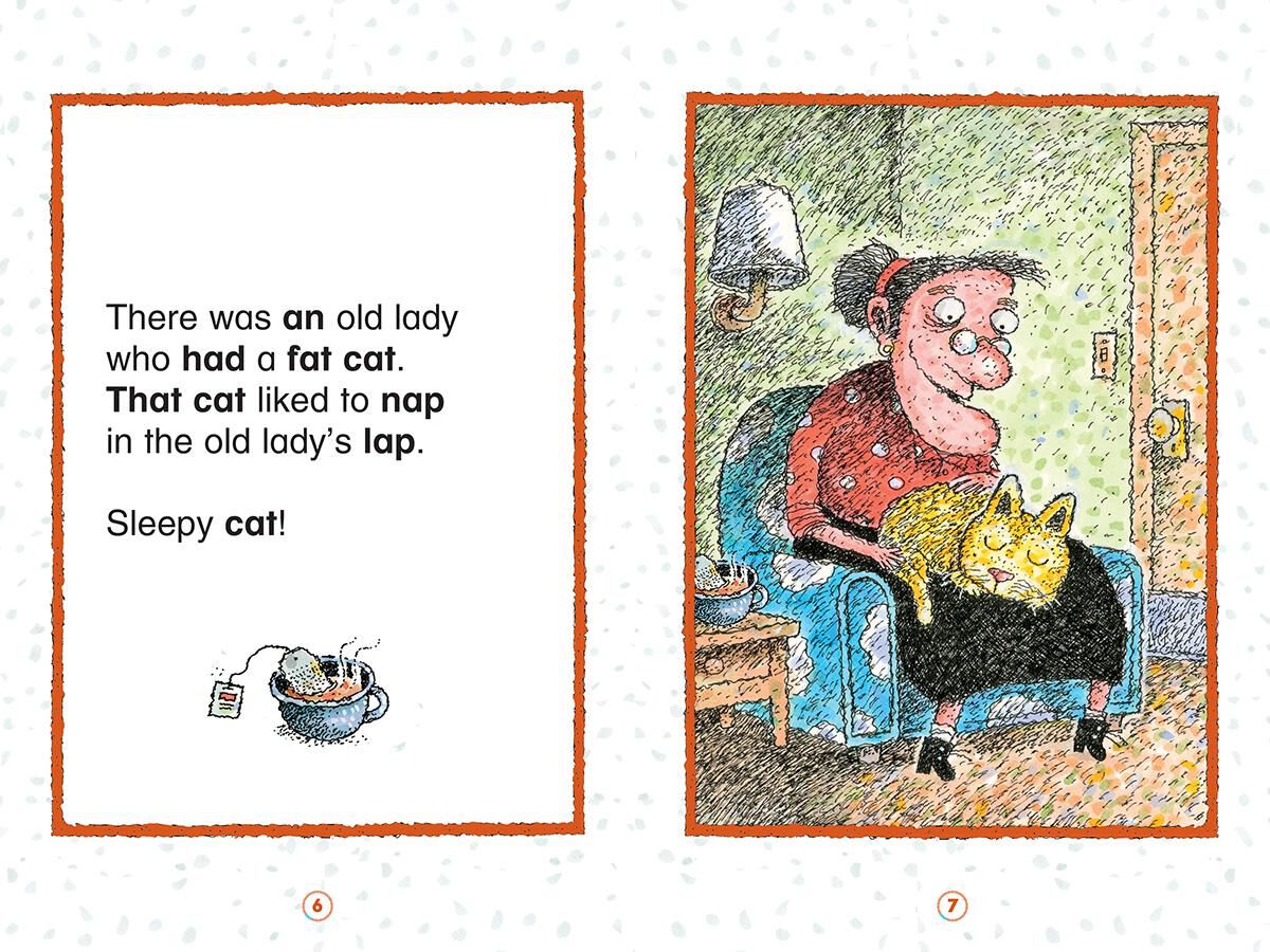 There Was An Old Lady Who Swallowed a... 5-Minute Phonics | Scholastic ...
