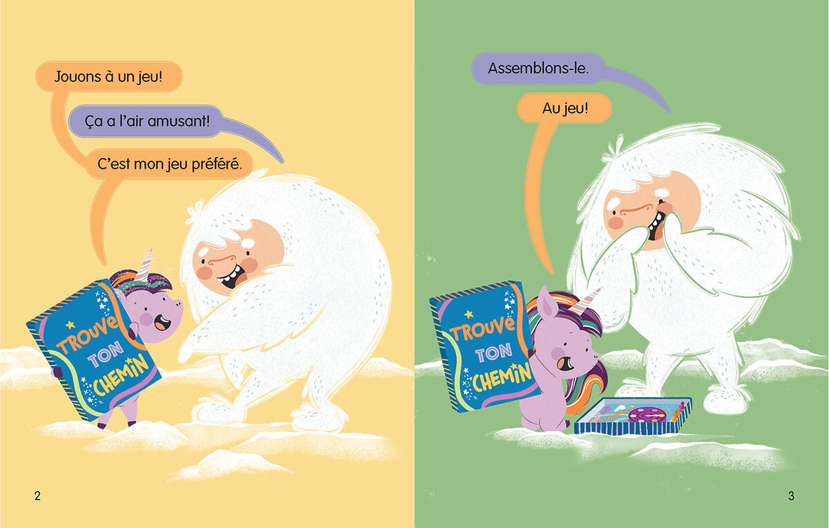 Thumbnail 2 Licorne et Yeti : Jeux &agrave; deux - Tome 8 