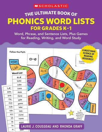 The Ultimate Book of Phonics Word Lists: Grades K-1   The Ultimate Book of Phonics Word Lists: Grades K-1
