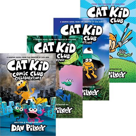 Cat Kid Comic Club #1-#4-Library-Bound Pack   Cat Kid Comic Club #1-#4-Library-Bound Pack