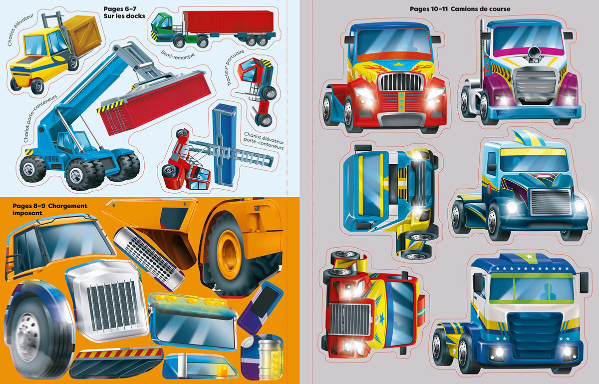 Thumbnail 3Mes super autocollants : Les camions