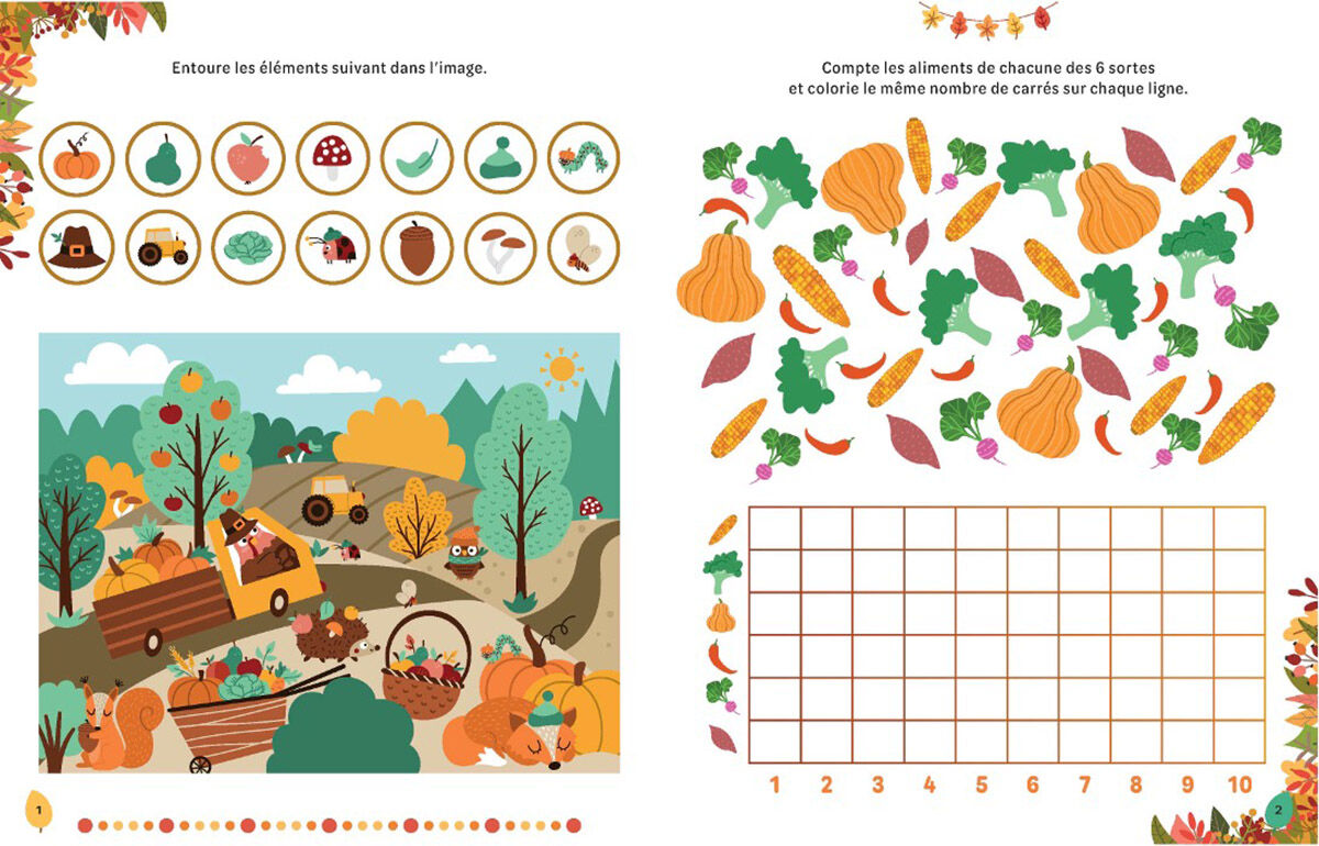 Thumbnail 2 Jeux et coloriages automne 