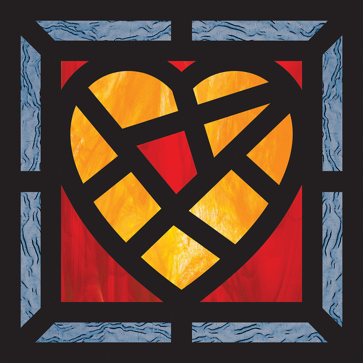 Thumbnail 3 Stained Glass Heart Frames 