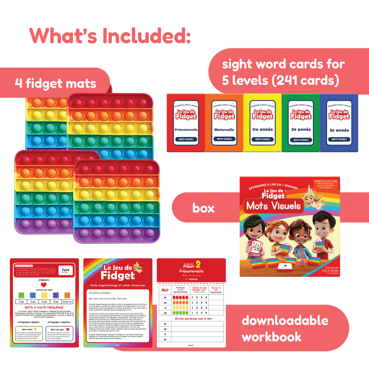 Thumbnail 3 Le jeu de Fidget&reg;:  Mots visuels 