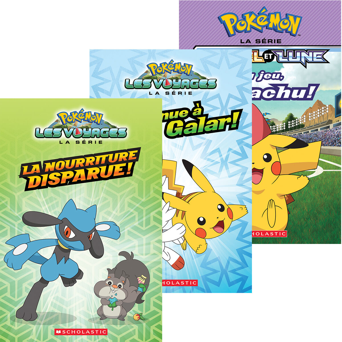  Collection Pokemon - Premi&egrave;res lectures - 3 livres 