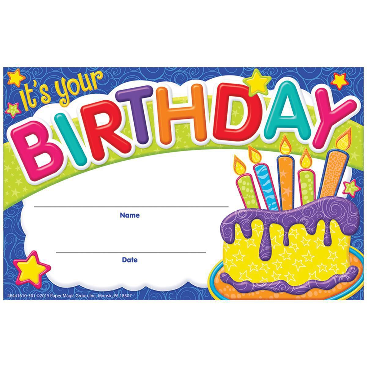  Colour My World It's Your Birthday Award 