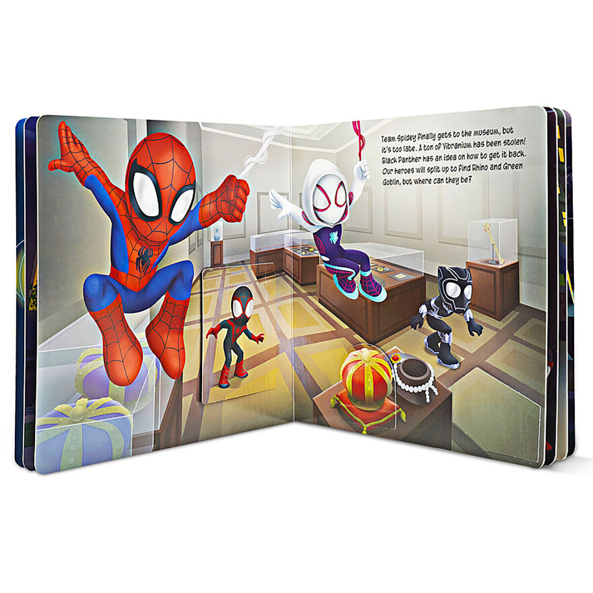 Thumbnail 4 Spidey and His Amazing Friends: A Heist at the Museum: A Lift-the-Flap Book 