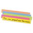 Thumbnail 1 Pacon Super Bright Sentence Strips: Assorted Colours 
