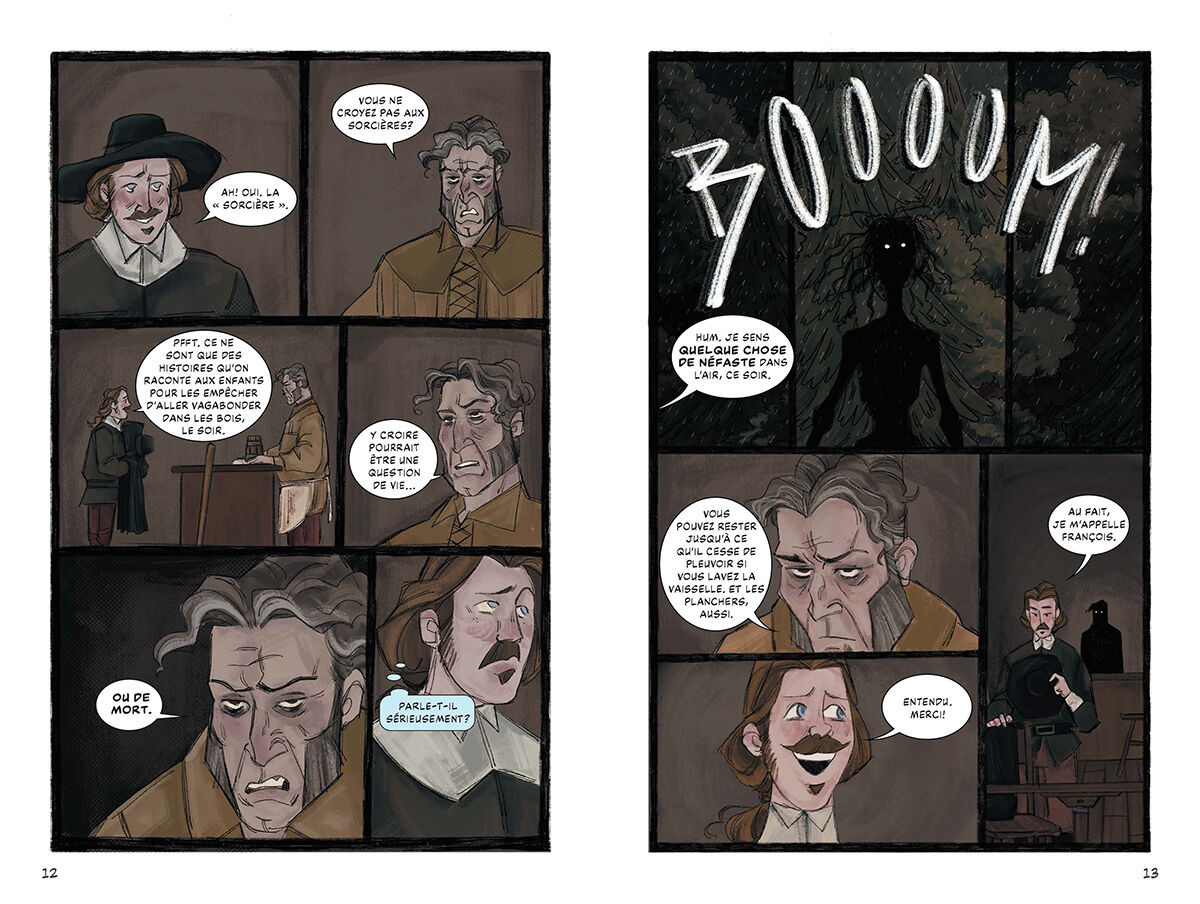 Thumbnail 2 Lieux hant&eacute;s : La bande dessin&eacute;e : Quatre histoires terrifiantes - Tome 1 