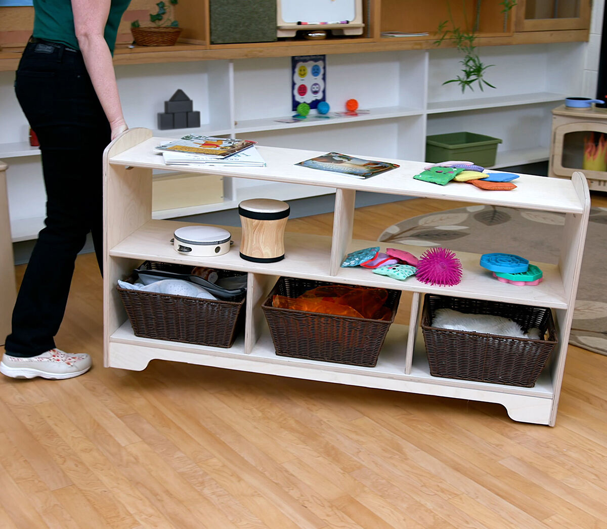 Thumbnail 4Seoras 3-Level Shelf with Casters